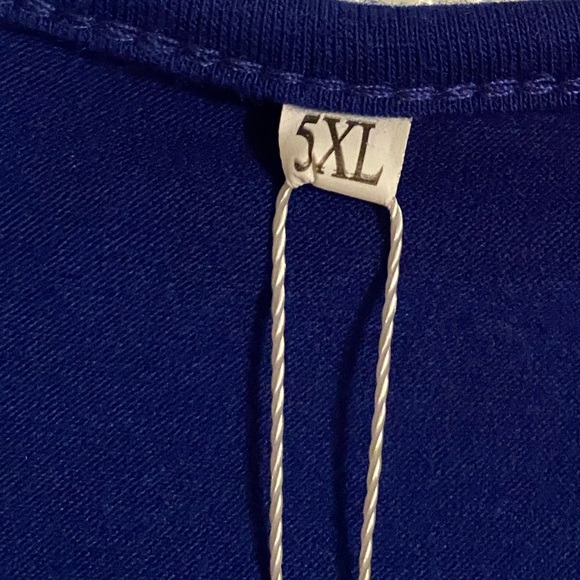 Vislily. Women’s. Blue Short Bell Sleeve. NWT. Size 5X. Pullover. - Picture 5 of 5